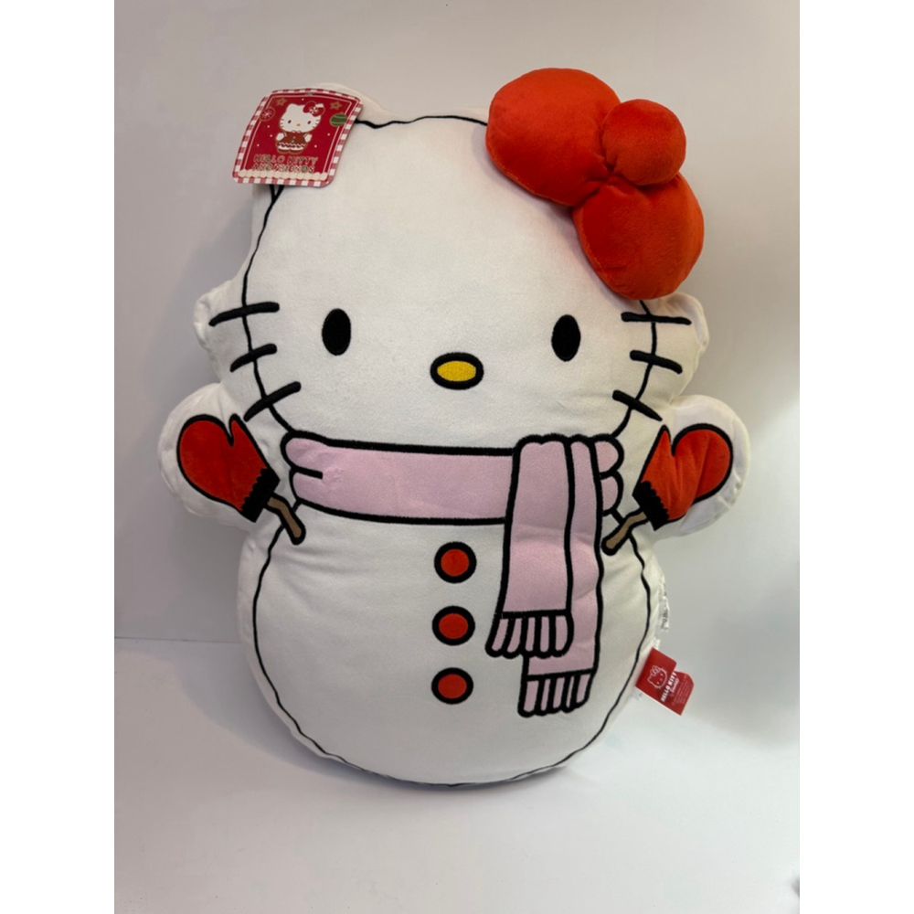 Hello Kitty Plush Snowman Pillow